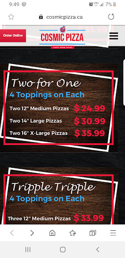 Photo of Cosmic Pizza & Donair - 93 McLeod Ave #108, Spruce Grove, AB T7X 2Z7